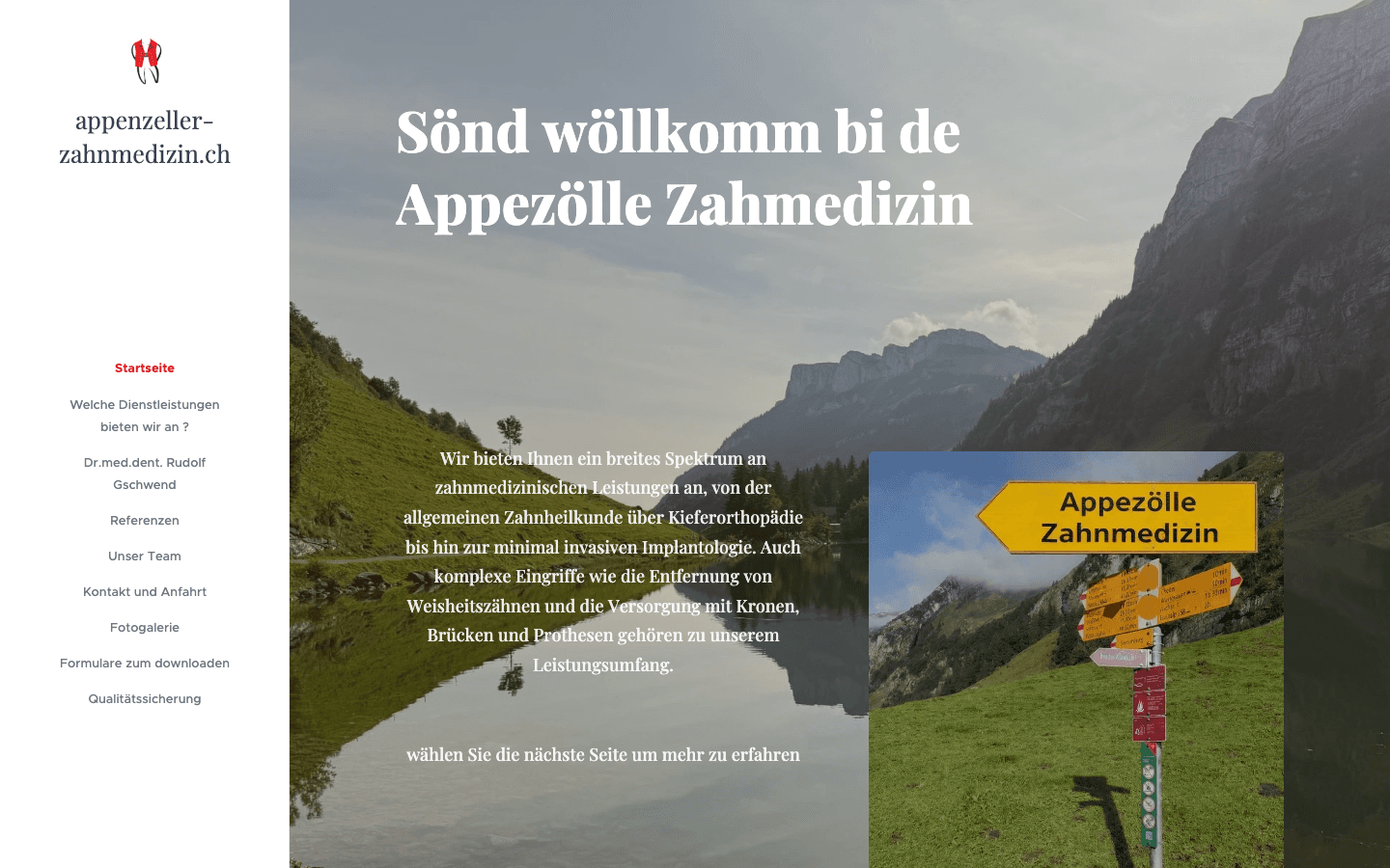 Heute · appenzeller-zahnmedizin.ch