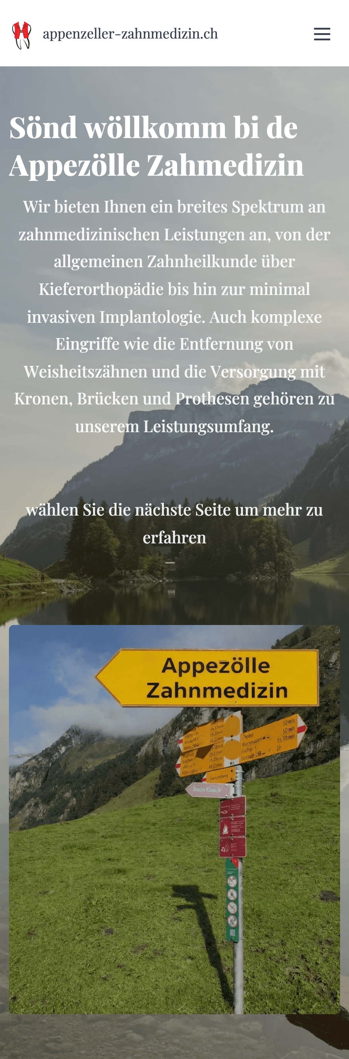Heute · appenzeller-zahnmedizin.ch